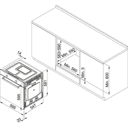 Lò nướng âm tủ Franke CR 982 M WH DCT TFT(116.0374.301) 3 lo nuong am tu franke cr 982 m wh dct tft 116 0374 301