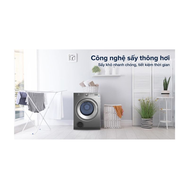 công nghệ sấy thông hơi của máy sấy thông hơi Electrolux EDS854N3SB công nghệ sấy thông hơi của máy sấy thông hơi Electrolux EDS854N3SB