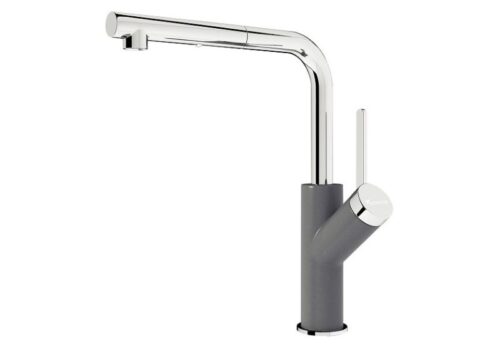 Vòi rửa bát Konox rút dây Artan Grey