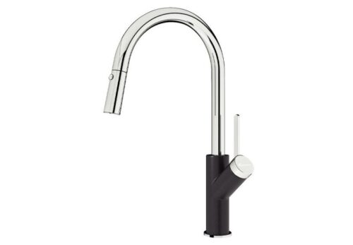 Vòi rửa bát Konox rút dây Ponte Black