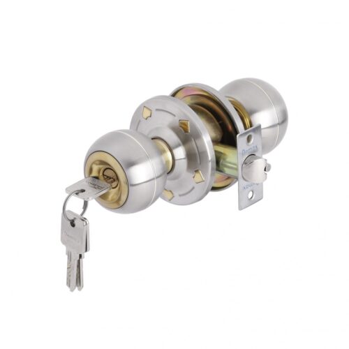 Khóa cửa phòng tay nắm tròn Demax LK800 PB