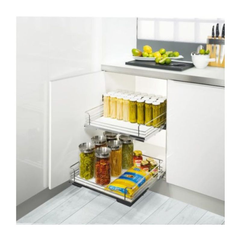 Phụ kiện tủ bếp Hafele 540.26.664 bộ rổ ARENA lắp âm bản lề 450mm Phụ kiện tủ bếp Hafele 540.26.664 bộ rổ ARENA lắp âm bản lề 450mm