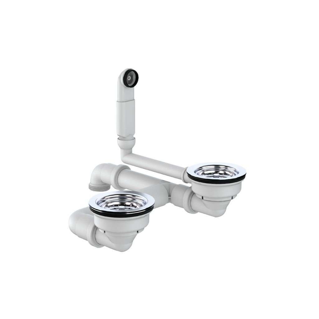 570-35-916 Bộ Xả Chậu Rửa Chén 2 Hộc Hafele 570.35.915