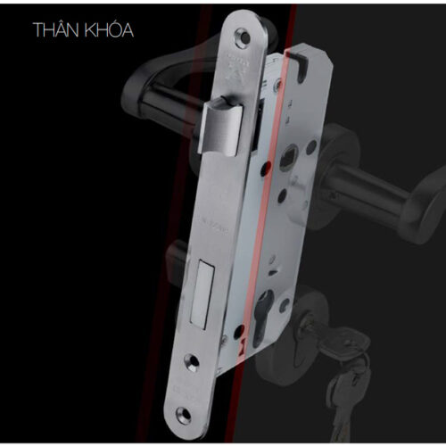 Thân khóa lưỡi gà chốt chết Hafele 911.02.153