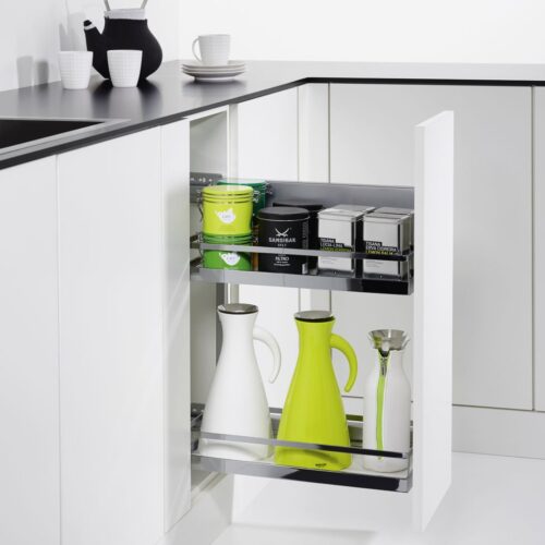 Bộ 2 rổ Arena Comfort II, 400m, Hafele 545.53.765 mở trái