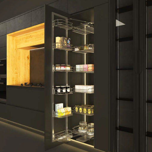 Tủ cao 6 tầng Dolce Hafele 548.65.032 Inox 304