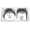 Chậu rửa bát inox 2 hố Gorlde GD-5012 1 Chậu rửa bát inox 2 hố Gorlde GD-5012