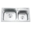 Chậu rửa bát inox 2 hố Gorlde GD-5102 1 Chậu rửa bát inox 2 hố Gorlde GD-5102