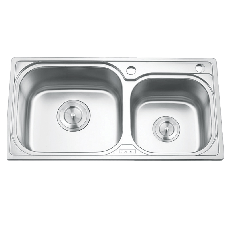 Chậu rửa bát inox 2 hố Gorlde GD-5102 Chậu rửa bát inox 2 hố Gorlde GD-5102