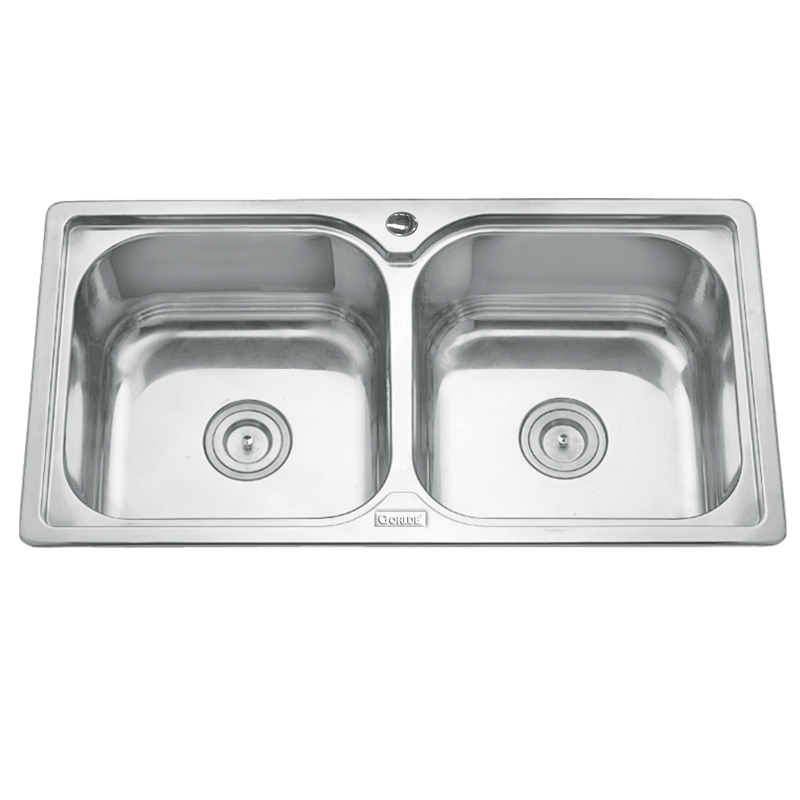 Chậu rửa bát inox 2 hố Gorlde GD-5222 Chậu rửa bát inox 2 hố Gorlde GD-5222
