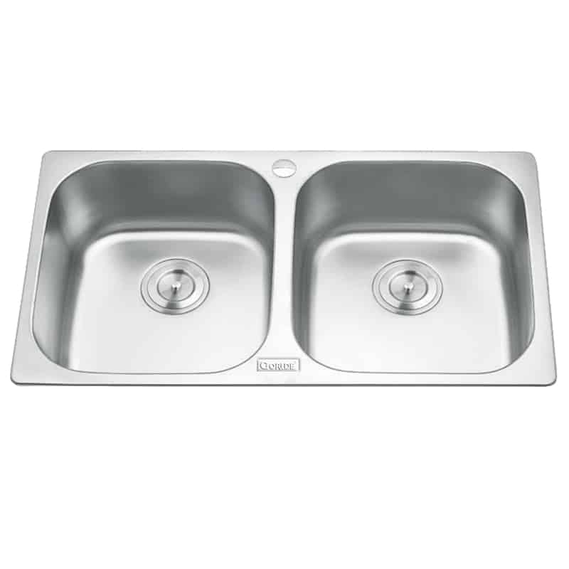 Chậu rửa bát inox 2 hố Gorlde GD-5304 Chậu rửa bát inox 2 hố Gorlde GD-5304