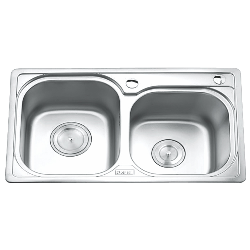 Chậu rửa bát inox 2 hố Gorlde GD-5402 Chậu rửa bát inox 2 hố Gorlde GD-5402