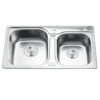 Chậu rửa bát inox 2 hố Gorlde GD-5404 1 Chậu rửa bát inox 2 hố Gorlde GD-5404