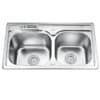 Chậu rửa bát inox 2 hố Gorlde GD-5712 2 Chậu rửa bát inox 2 hố Gorlde GD-5712