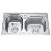 Chậu rửa bát inox 2 hố Gorlde B-211 1 Chậu rửa bát inox 2 hố Gorlde B-211