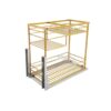 Giá gia vị inox 304 nan dẹt BossEU BS301.130G 1 Giá gia vị inox 304 nan dẹt BossEU BS301.130G