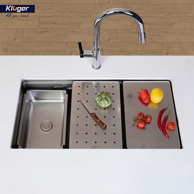 Ảnh thực tế chậu rửa nhỏ inox Kluger KSWB-401FS Ảnh thực tế chậu rửa nhỏ inox Kluger KSWB-401FS
