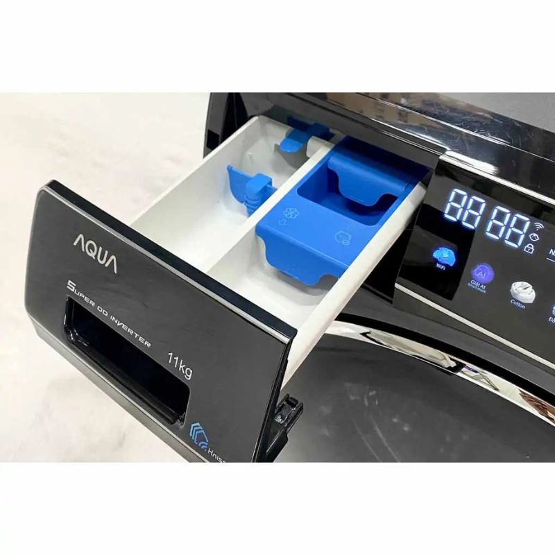Ảnh máy Giặt Aqua Inverter 11 Kg AQD-DW1100J.BK cửa trước Ảnh máy Giặt Aqua Inverter 11 Kg AQD-DW1100J.BK cửa trước