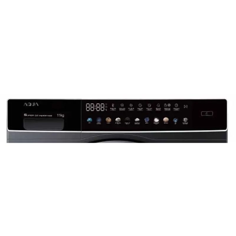 Bảng điều khiển máy Giặt Aqua Inverter 11 Kg AQD-DW1100J.BK cửa trước Bảng điều khiển máy Giặt Aqua Inverter 11 Kg AQD-DW1100J.BK cửa trước