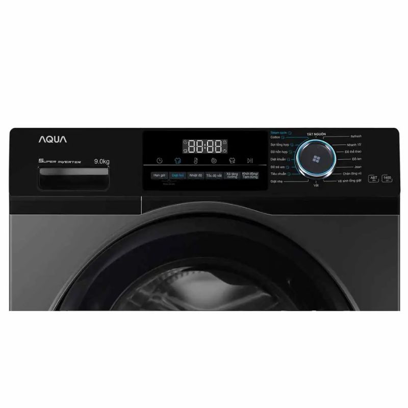 Bảng điều khiển máy Giặt Aqua Inverter 9 Kg AQD-A902J.BK cửa trước Bảng điều khiển máy Giặt Aqua Inverter 9 Kg AQD-A902J.BK cửa trước