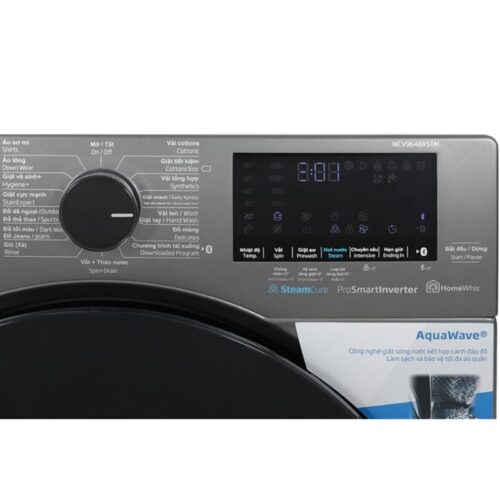 Bảng điều khiển máy Giặt Beko Inverter 9 Kg WCV9648XSTM cửa trước
