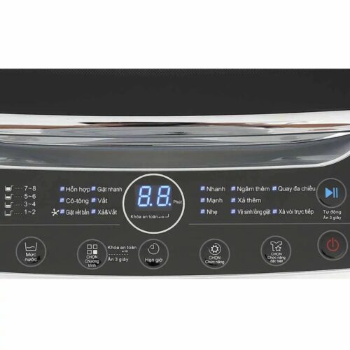 Bảng điều khiển máy Giặt Whirlpool 8.5 Kg VWVC8502FS cửa trên