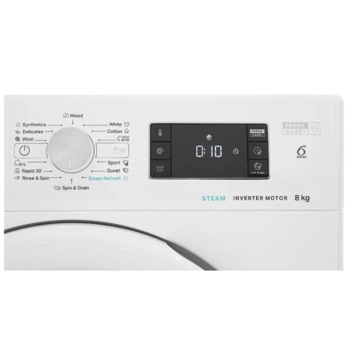 Bảng điều khiển máy Giặt Whirlpool Inverter 8 Kg FFB8458WV EU cửa trước