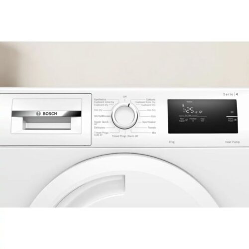 Bảng điều khiển máy Sấy Bơm Nhiệt Bosch 8 Kg WTH83028SG Serie 4