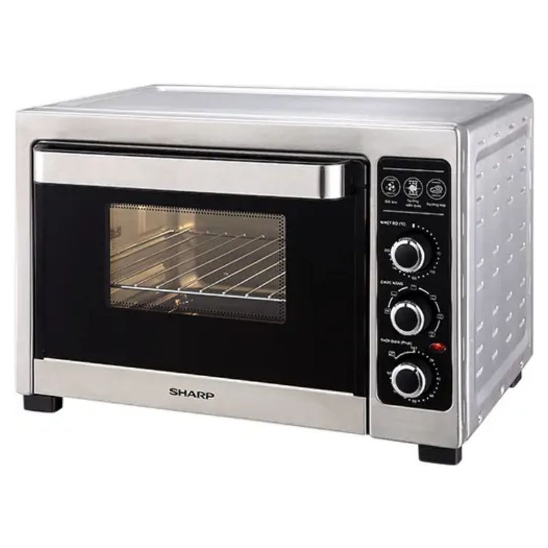 Ảnh lò nướng Sharp EO-A383RCSV-ST 38 lít hinh anh lo nuong sharp eo a383rcsv st 38 lit
