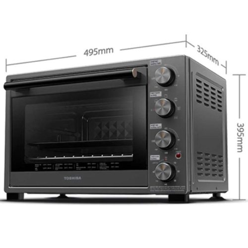 Kích thước lò nướng TOSHIBA TL-MC40EZF(GR)