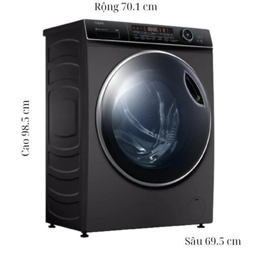 Máy Giặt Aqua Inverter 15 Kg AQD-A1500H.PS cửa trước 5 Kích thước máy Giặt Aqua Inverter 15 Kg AQD-A1500H.PS cửa trước