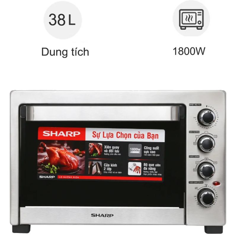 Lò nướng Sharp EO-A384RCSV-ST Lò nướng Sharp EO-A384RCSV-ST