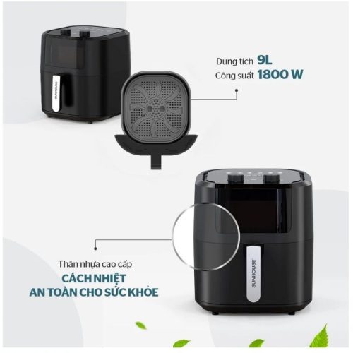 Ảnh nồi chiên không dầu Sunhouse SHD4037 9 Lít