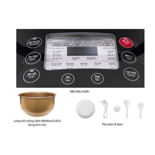 Ảnh nồi cơm điện Sunhouse SHD8903 1.8 Lít