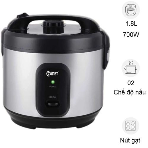 Nồi cơm điện Comet CM8068 1.8 Lít