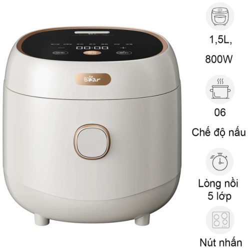 Nồi cơm điện tử Bear DFB-C40K6 1.5 Lít