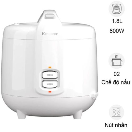Nồi cơm nắp gài Kangaroo KG18RC9 1.8 Lít