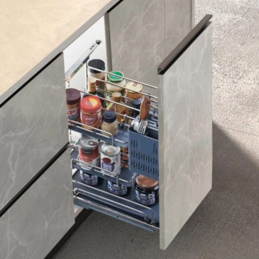 Giá dao thớt nan oval, ray giảm chấn Eurogold EPV2035F