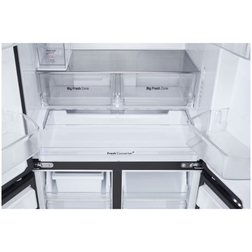 Ngăn tủ lạnh LG French Door màu đen lì 571L LFD58BLMA