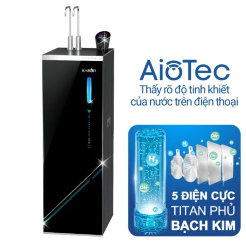 Máy lọc nước nóng lạnh Hydro-ion kiềm Karofi KAE-S695