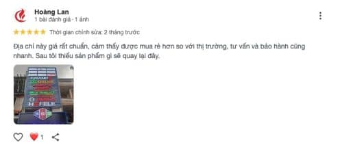 Phản hồi khách hàng