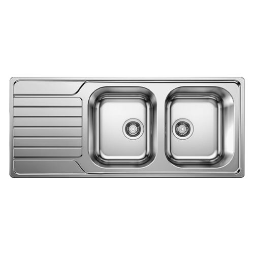 Chậu Rửa Bát Inox 2 Hố Blanco DINAS 8S RV BF Chrome_237380