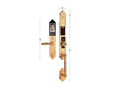 Khóa đại sảnh – biệt thự mạ vàng 24K EL938 GOLD APP WIFI