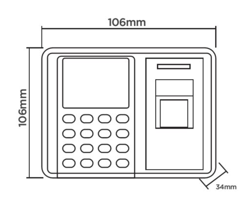 KHoa cua dien tu Access Control HB AC50
