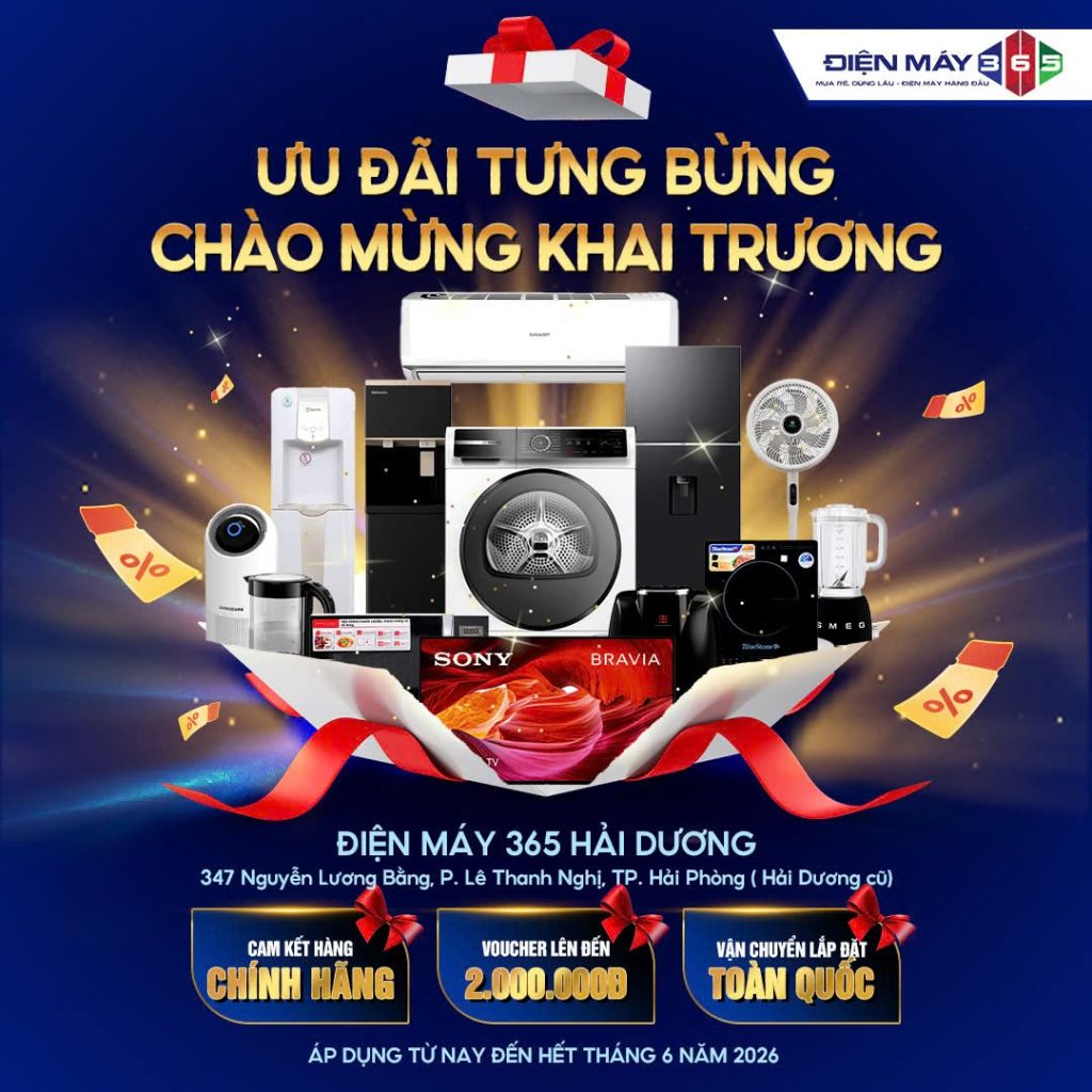 UU DAI TUNG BUNG – CHAO MUNG KHAI TRUONG DIEN MAY 365 HAI DUONG 1