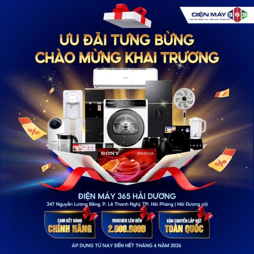 UU DAI TUNG BUNG – CHAO MUNG KHAI TRUONG DIEN MAY 365 HAI DUONG
