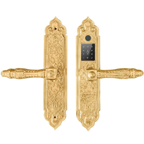 Khóa biệt thự tân cổ điển dùng cho cửa phòng EL350 24K GOLD